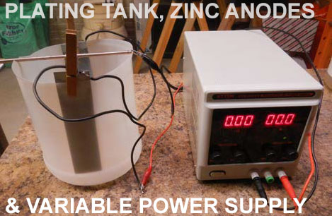 Caswell 1.5 Gallon Zinc Plating Kit with DC Power Supply